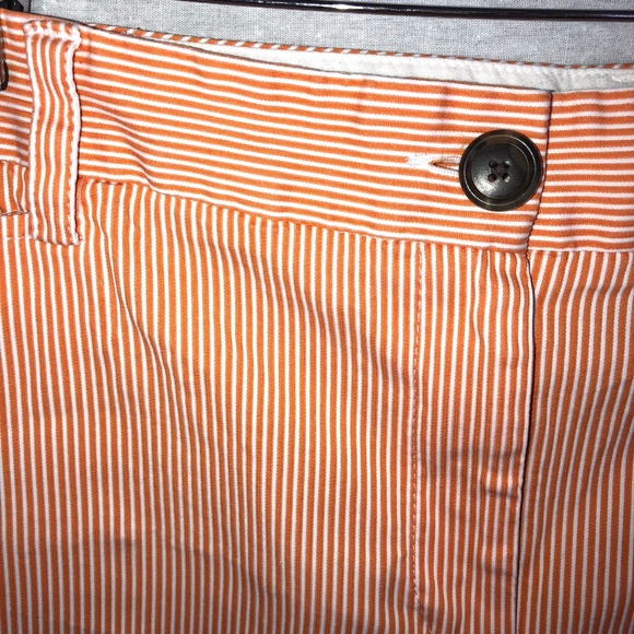 Land's End orange and white stripe shorts - Picture 4 of 6